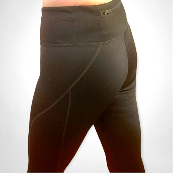 'Nike Dri-Fit Crop Mesh Leggings - Black - XS - Picture 2 of 11